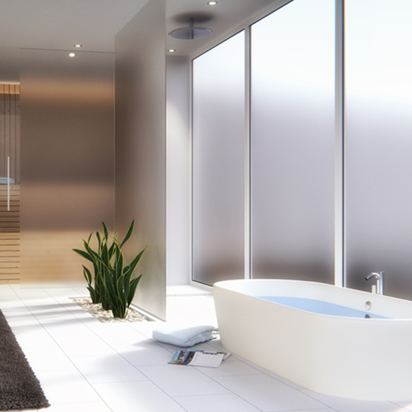 Pose de films décoratifs sur surfaces vitrées 